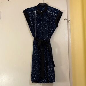 Jason Wu Navy and Black Mini Dress